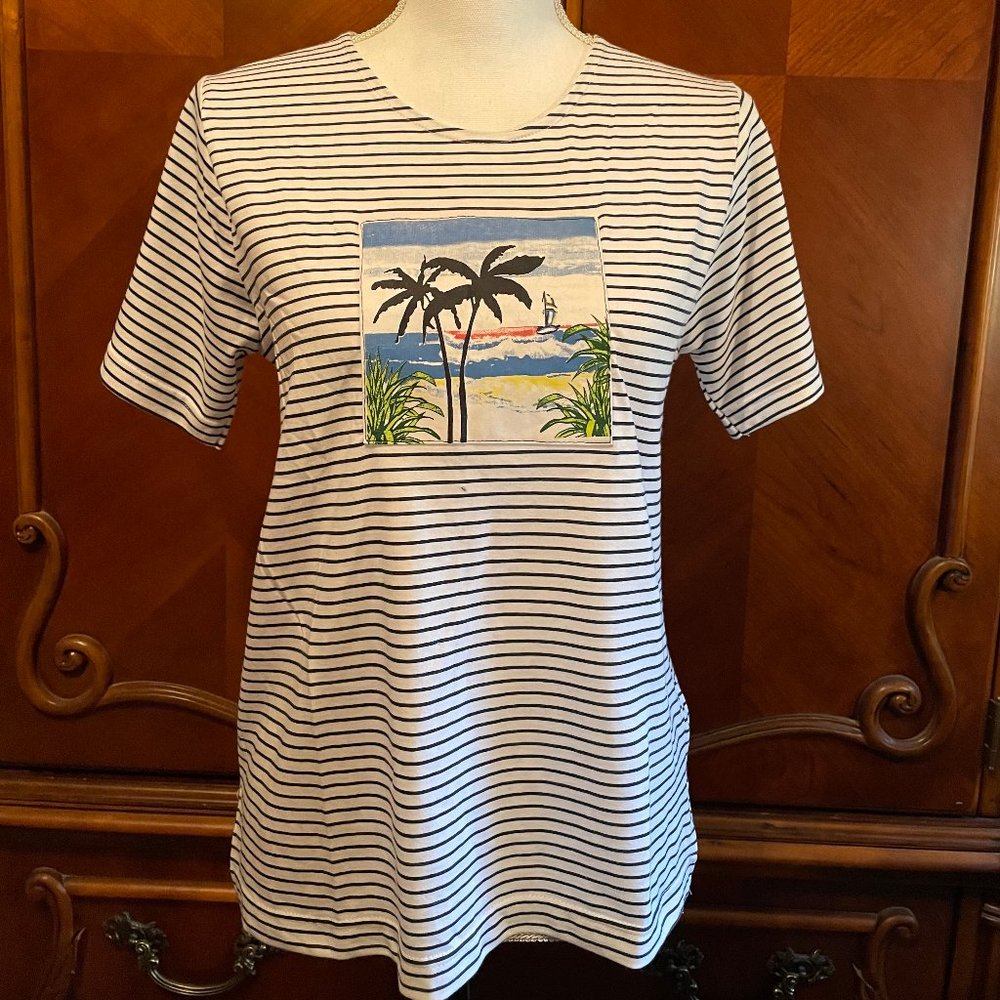 "Nick & Sarah: Striped Tee